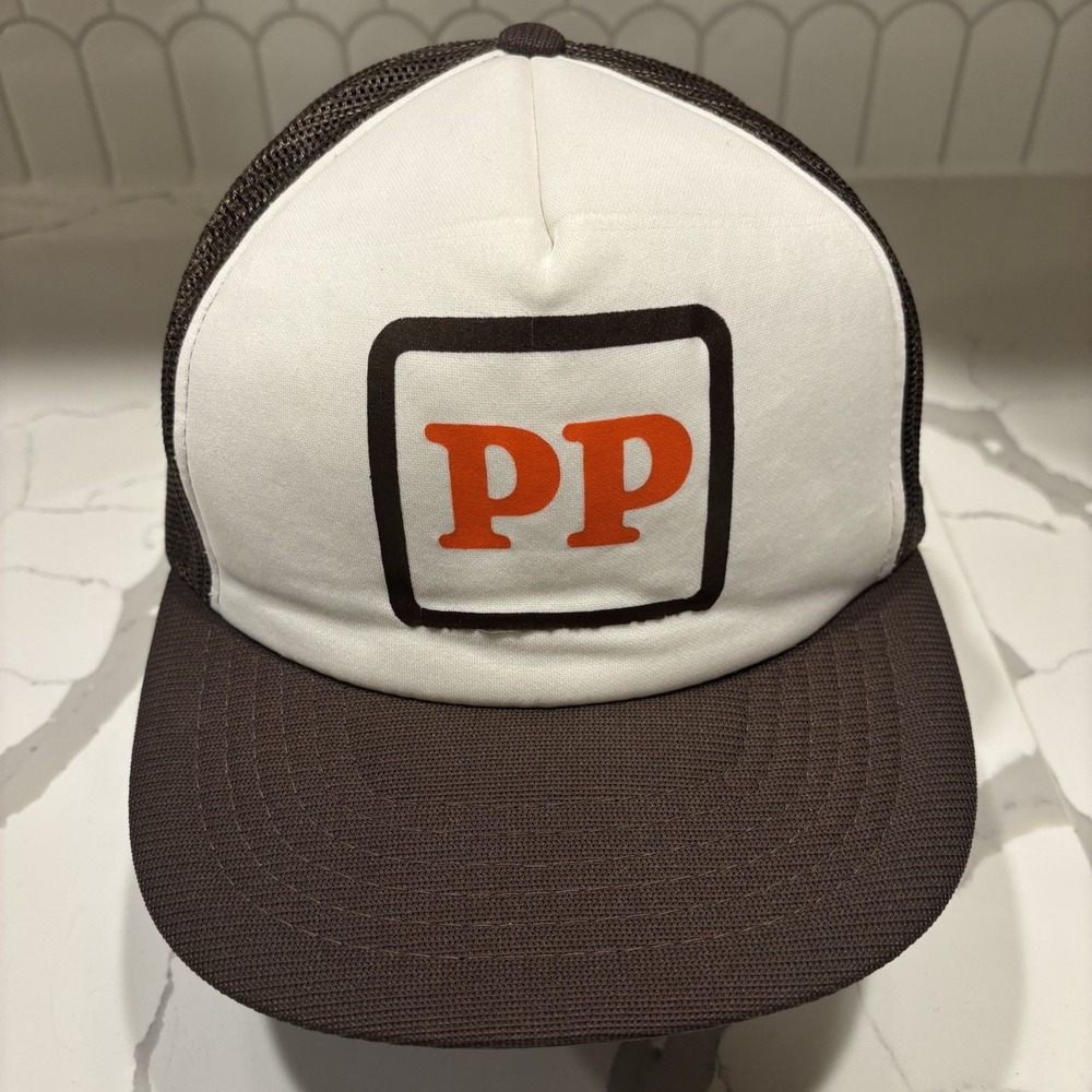Vintage Parts Plus PP Trucker Hat Yupoong SnapBack Cap OSFA Made In Korea 90's